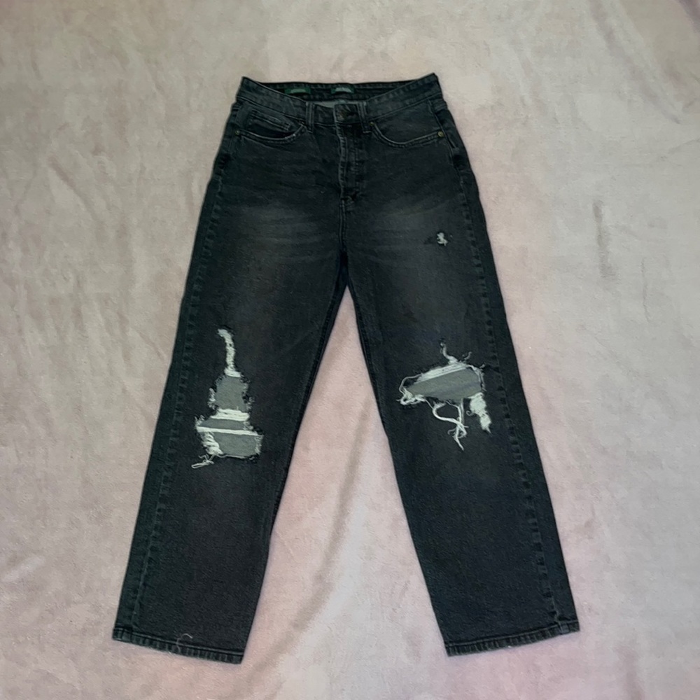 Wild Fable Boyfriend Jeans - Size 6 - Color: Black